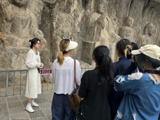 洛理學(xué)子三下鄉(xiāng)： 以紋樣回溯龍門歷史，探索千年河洛文化