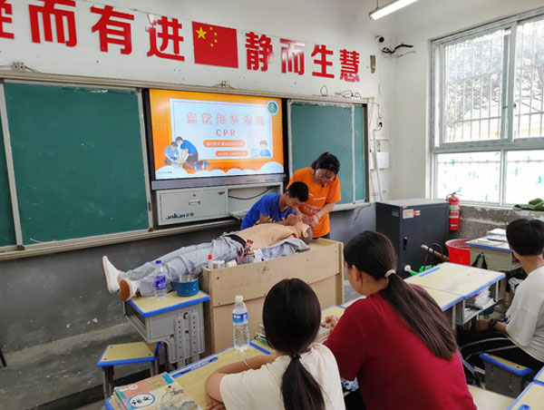 急救知識進校園，為生命套一根安全繩