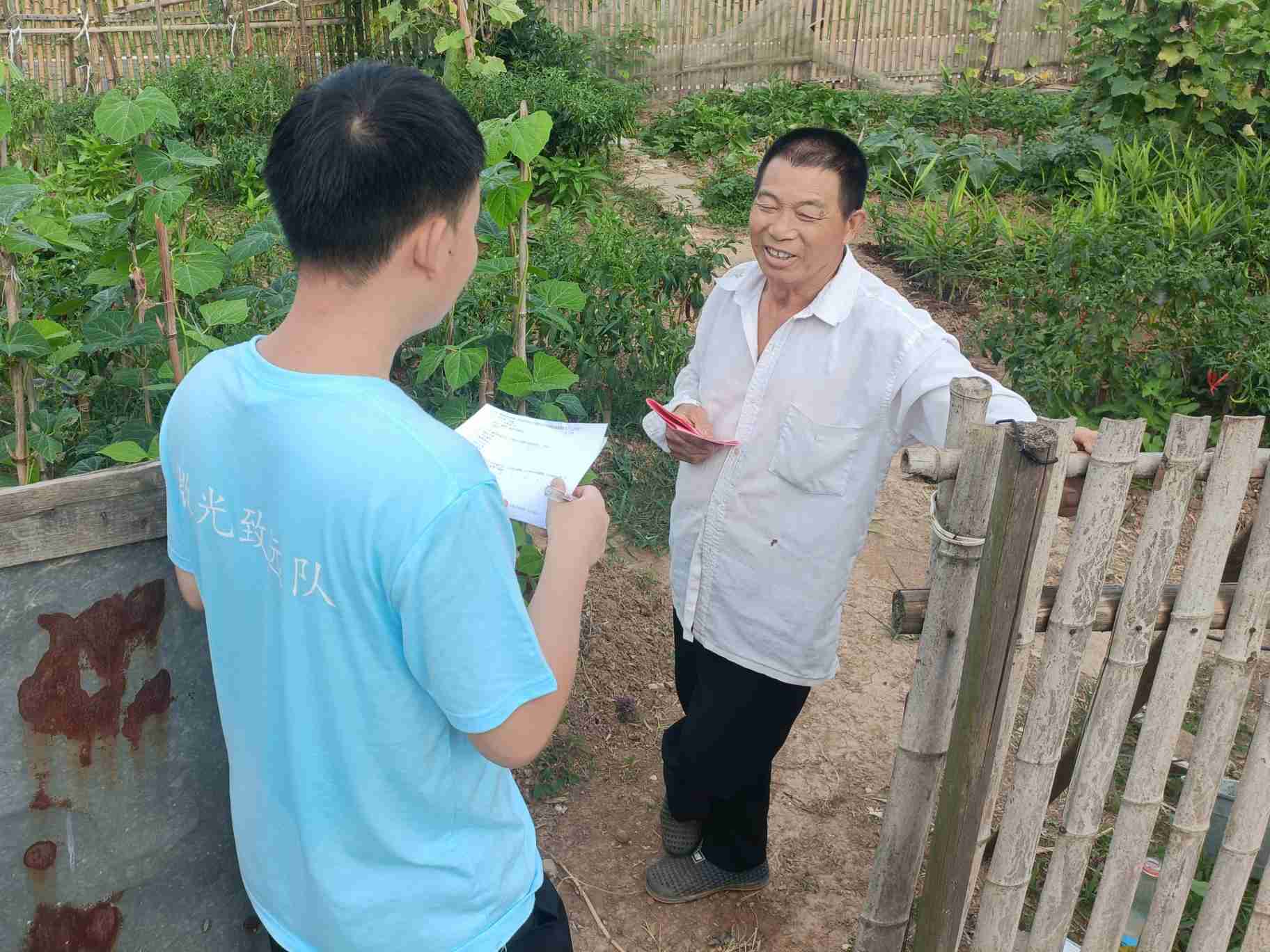 湖財微光致遠隊:開展西湖潭村集體用地入市效益問卷調(diào)